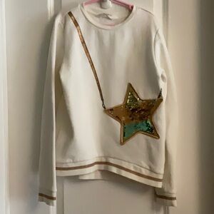 H&M Girl's Sequins Star Sweater